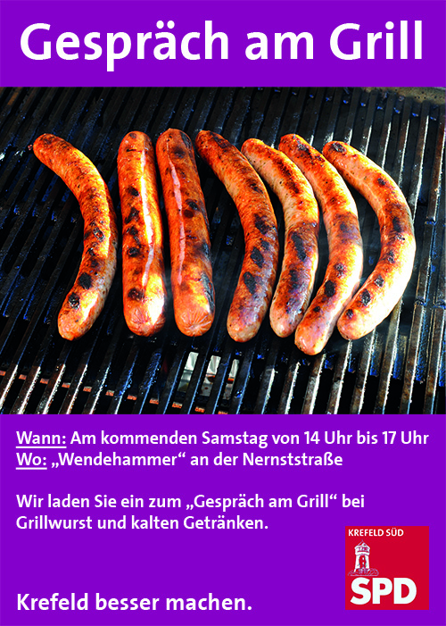 Gespr�ch am Grill
